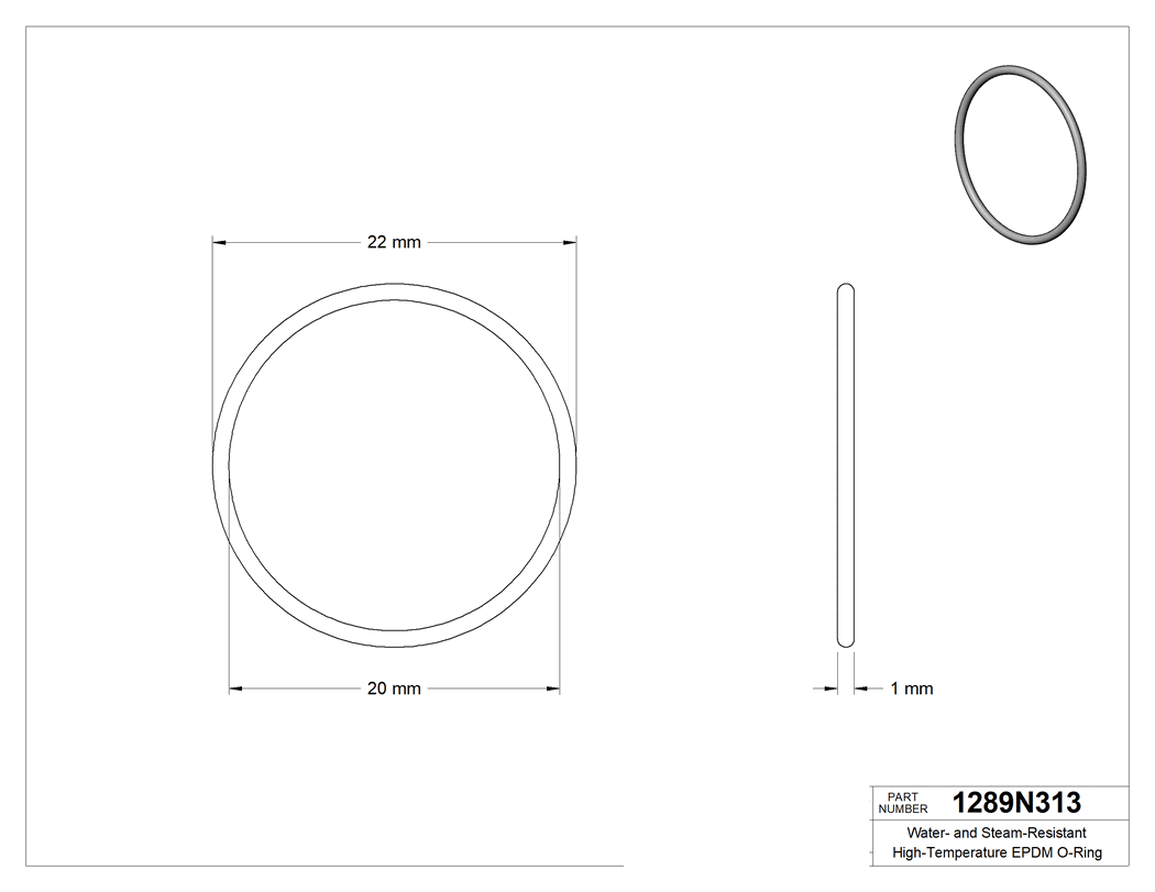 Technical drawing - 1289N313
